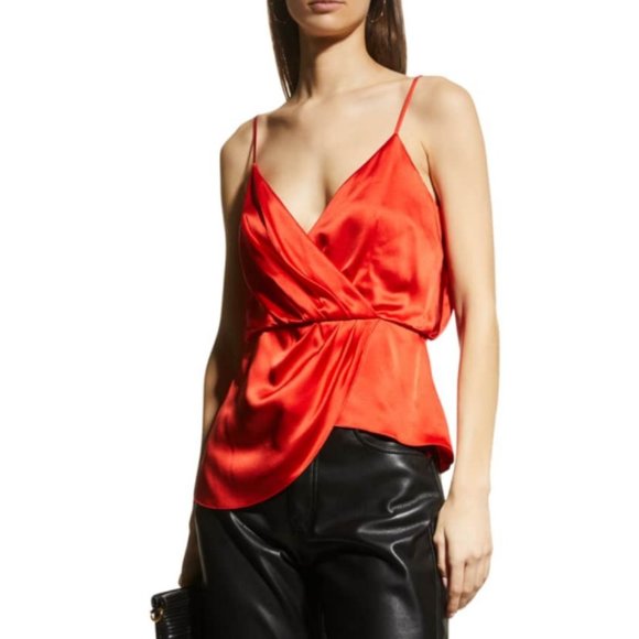 CINQ A SEPT Mirin Silk Top - Picture 2 of 3